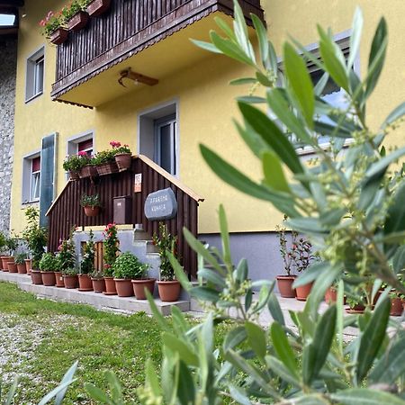 Trnovo Ob Soci Kuhala Lägenhet Kobarid Exteriör bild