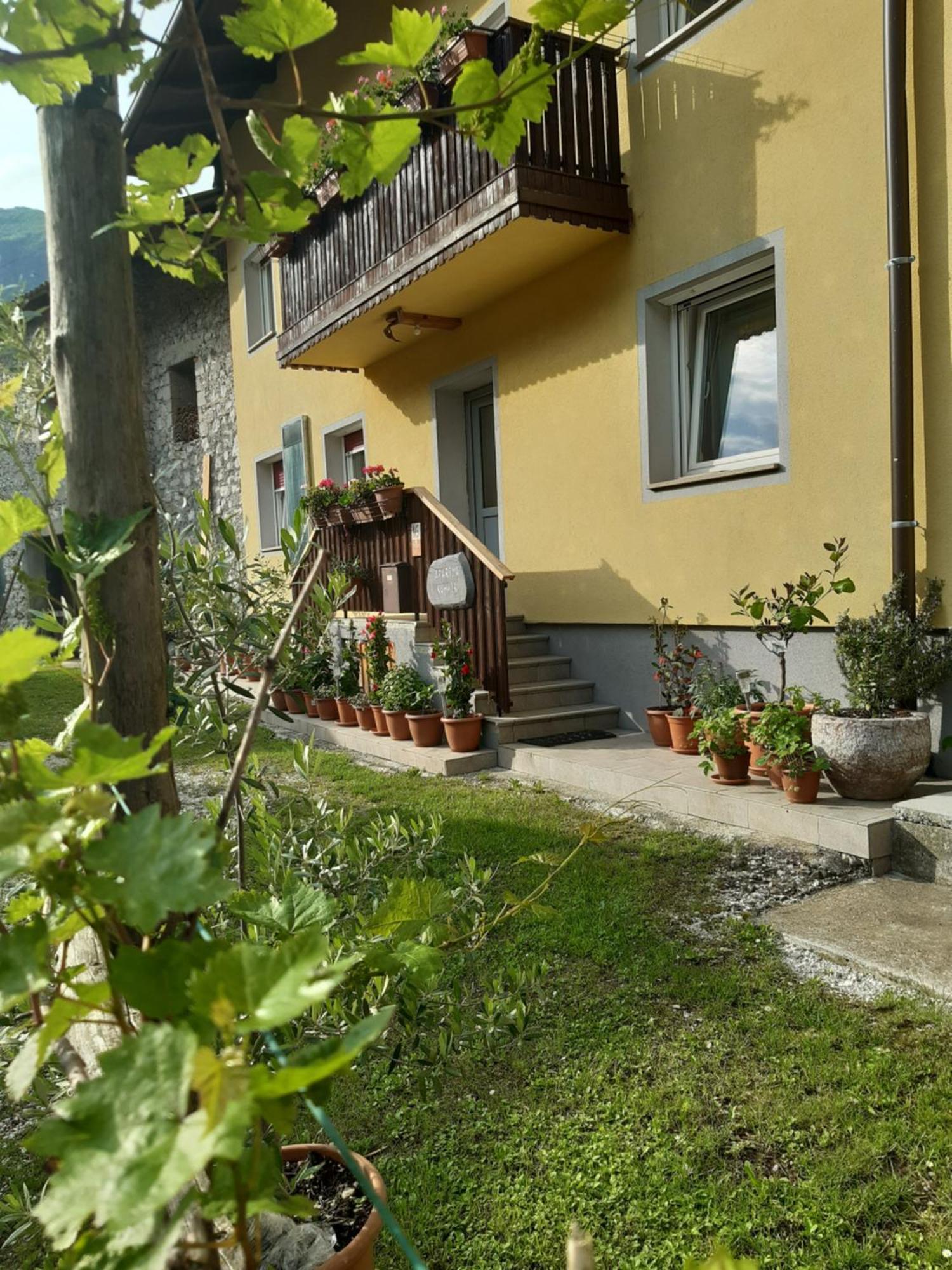 Trnovo Ob Soci Kuhala Lägenhet Kobarid Exteriör bild